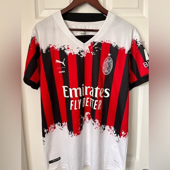 Mens Puma AC Milan Soccer Jersey Kit Away Size Large - Picture 4 of 8